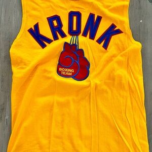 Boxing Team Yellow Tank Top